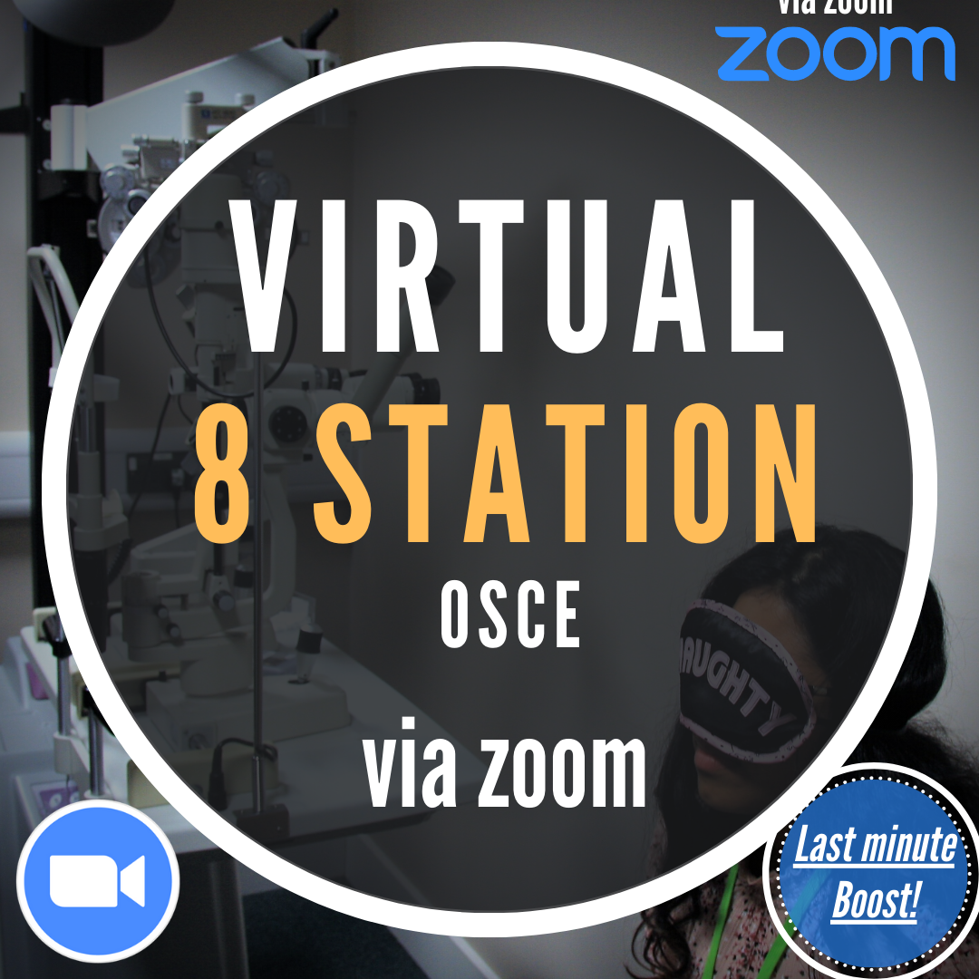 Online OSCE Masterclass: 8 Station deconstruction via Zoom | Fri 8 Mar | 7.15pm – 10:00pm