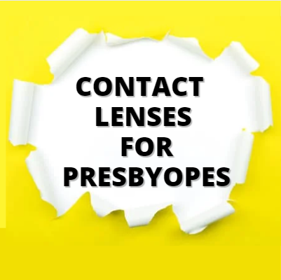 Online Workshop: CONTACT LENSES for PRESBYOPES [Sun 28th May] [7pm-8pm]
