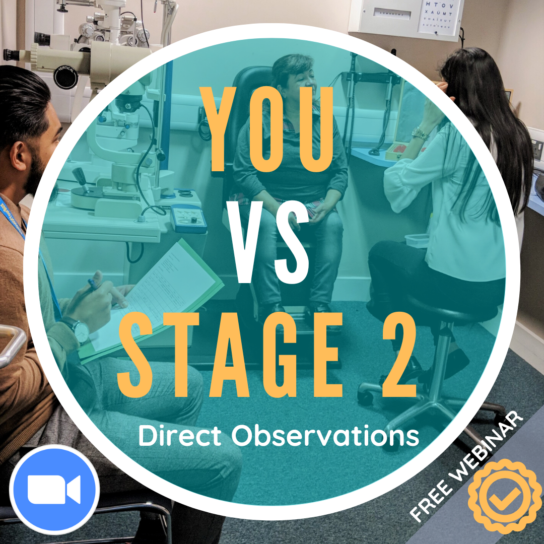 Online Workshop: You Vs Stage 2 (Direct Observations) [Tue 6 June] [7.00-7.45pm]