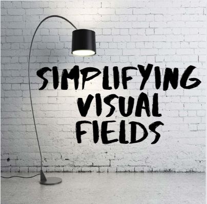 Online Workshop: SIMPLIFYING VISUAL FIELDS [Sun 14 May] [7pm-8pm]