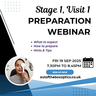 Stage 1, Visit 1 Preparation Webinar | Fri 19 Sep | 7.30pm – 8.45pm